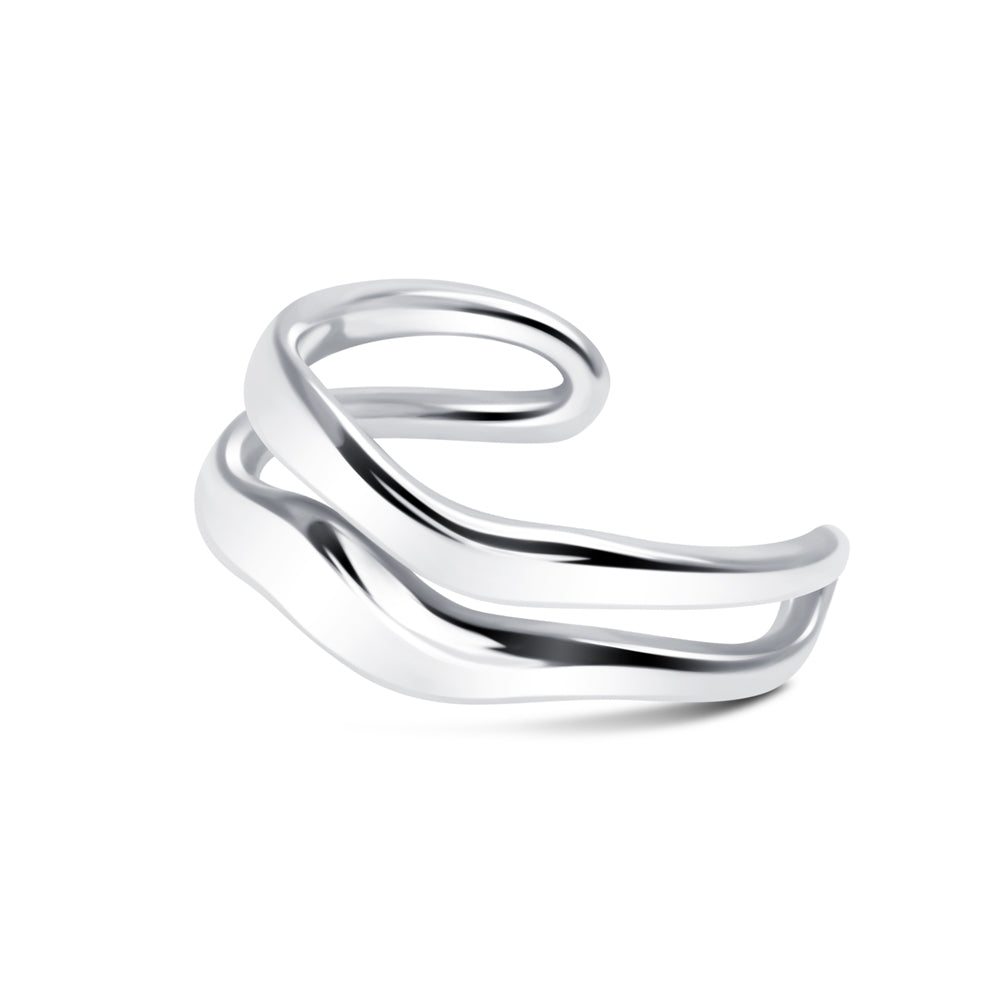 Double Wave Ear Cuff EC-1321