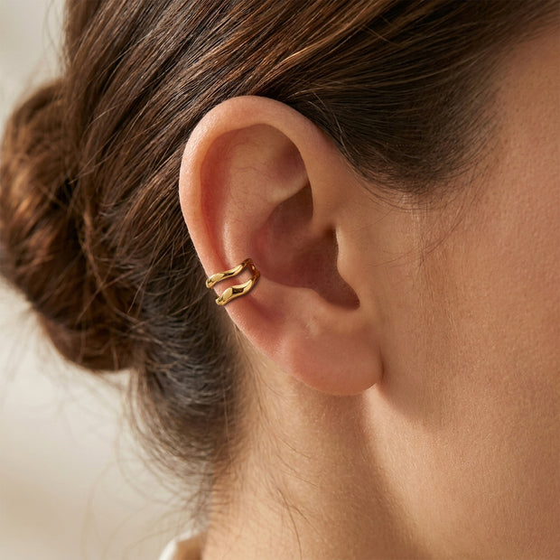 Double Wave Ear Cuff EC-1321