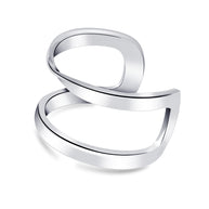 Modern Double Band Ear Cuff EC-1323
