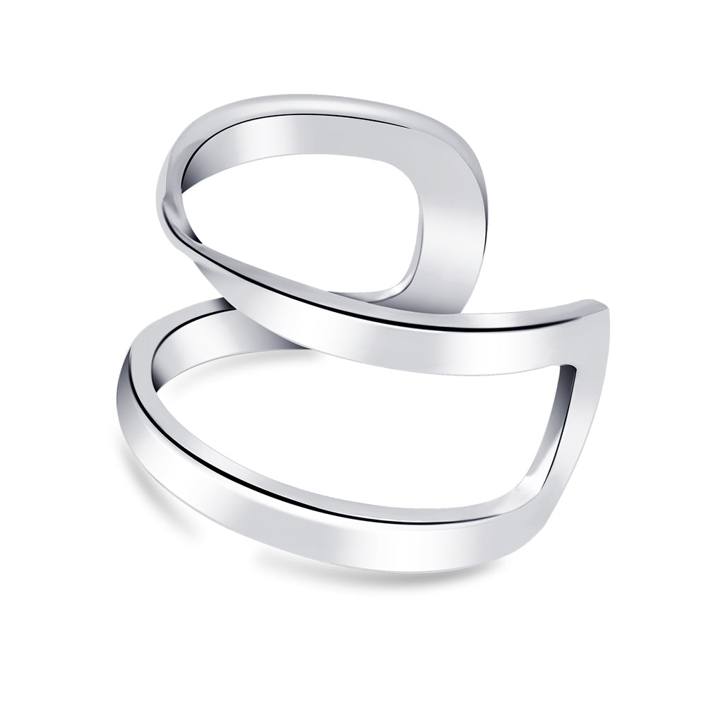 Modern Double Band Ear Cuff EC-1323