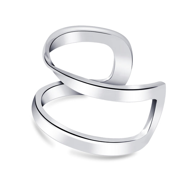 Modern Double Band Ear Cuff EC-1323