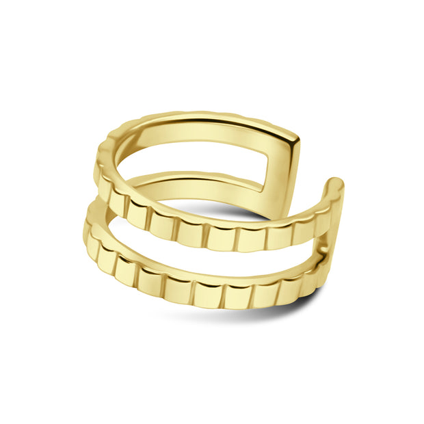 Half Pavé Ear Cuff EC-1342