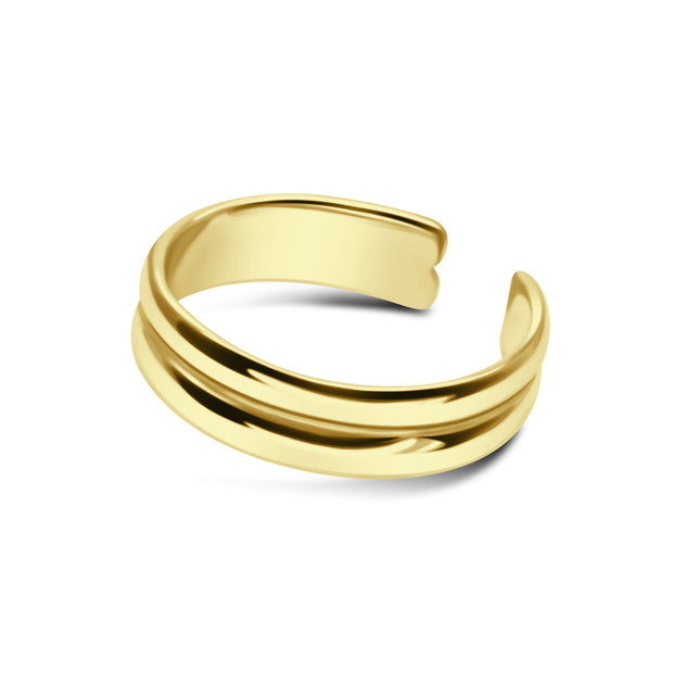 Wide Double Band Ear Cuff EC-1325