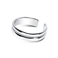Wide Double Band Ear Cuff EC-1325