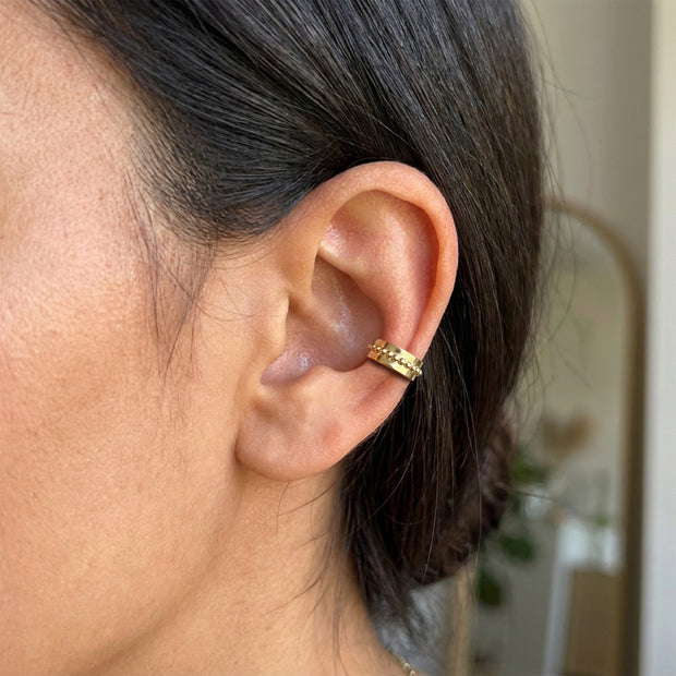 Dainty Beaded Ear Cuff EC-1329