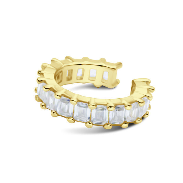 Baguette CZ Eternity Ear Cuff EC-1346