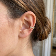 Baguette CZ Eternity Ear Cuff EC-1346