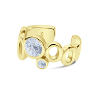 Bubble Circle CZ Ear Cuff EC-1357