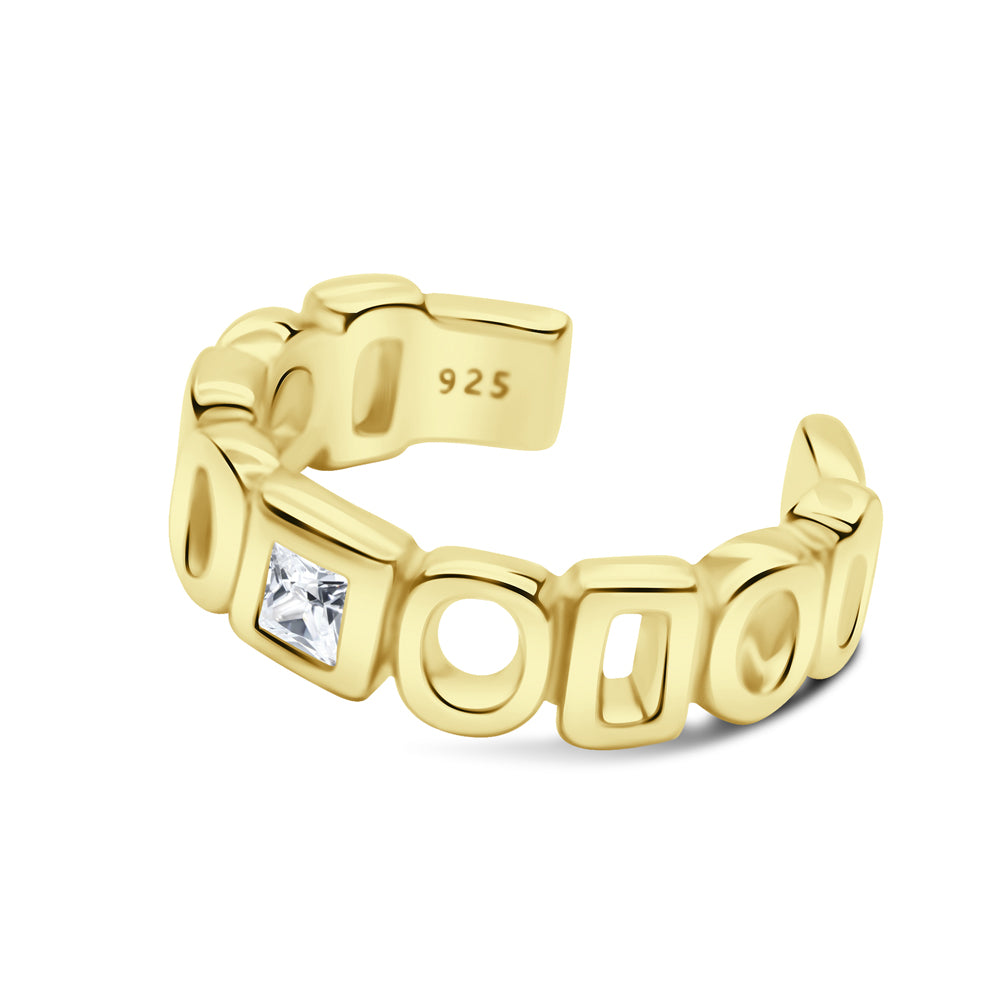 Geometric Open Frame CZ Ear Cuff EC-1361