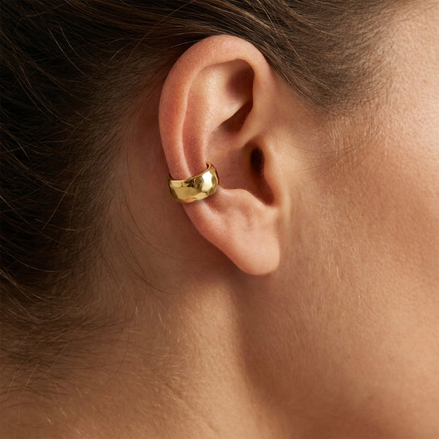 Wide Plain Dome Ear Cuff EC-1362