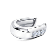 Wide U-Shape CZ Accent Ear Cuff EC-1367