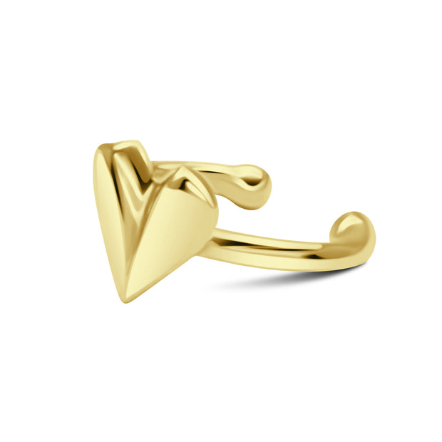 Origami Heart Ear Cuff EC-1369