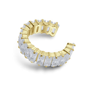 Baguette CZ Eternity Ear Cuff EC-1387