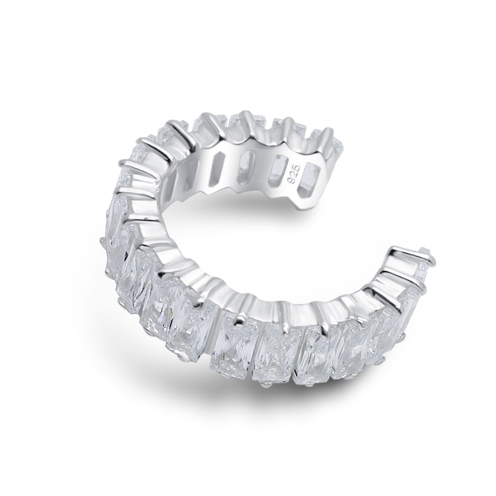 Baguette CZ Eternity Ear Cuff EC-1387