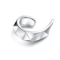 Faceted Shield Ear Cuff EC-1390
