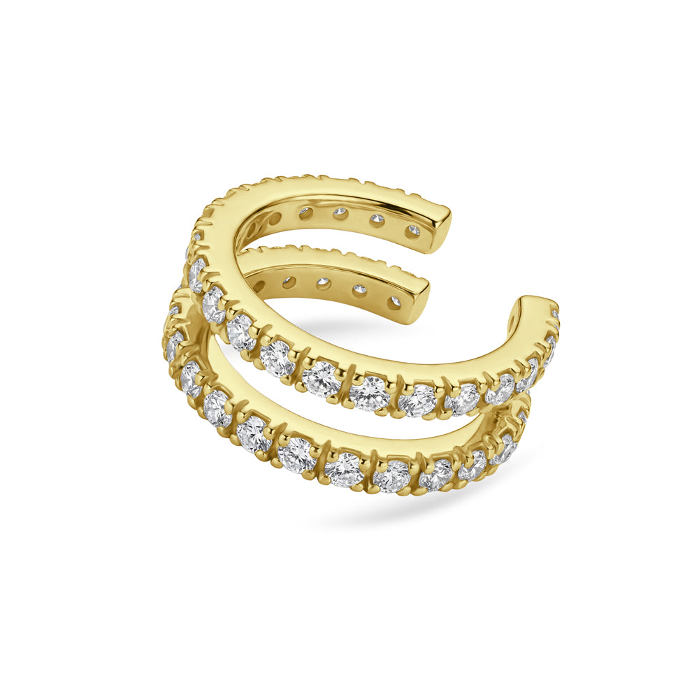Pavé CZ Eternity Ear Cuff EC-1401