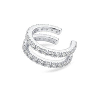 Pavé CZ Eternity Ear Cuff EC-1401