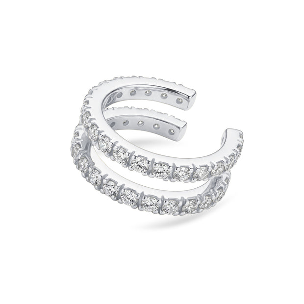 Pavé CZ Eternity Ear Cuff EC-1401
