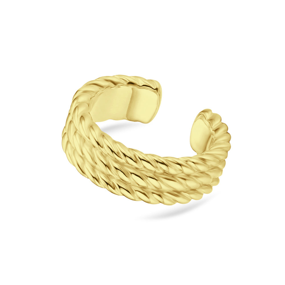 Triple Rope Twist Ear Cuff EC-1404