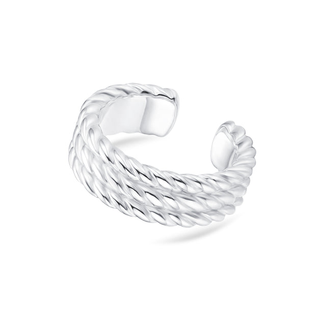 Triple Rope Twist Ear Cuff EC-1404