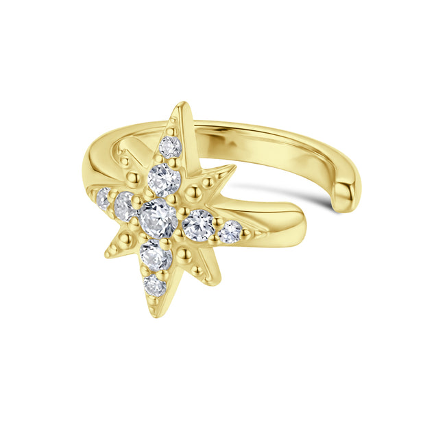 North Star Pavé CZ Ear Cuff EC-1405