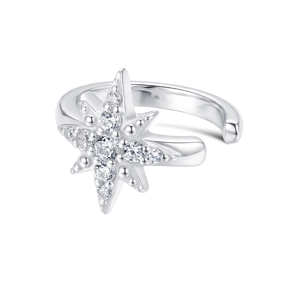 North Star Pavé CZ Ear Cuff EC-1405