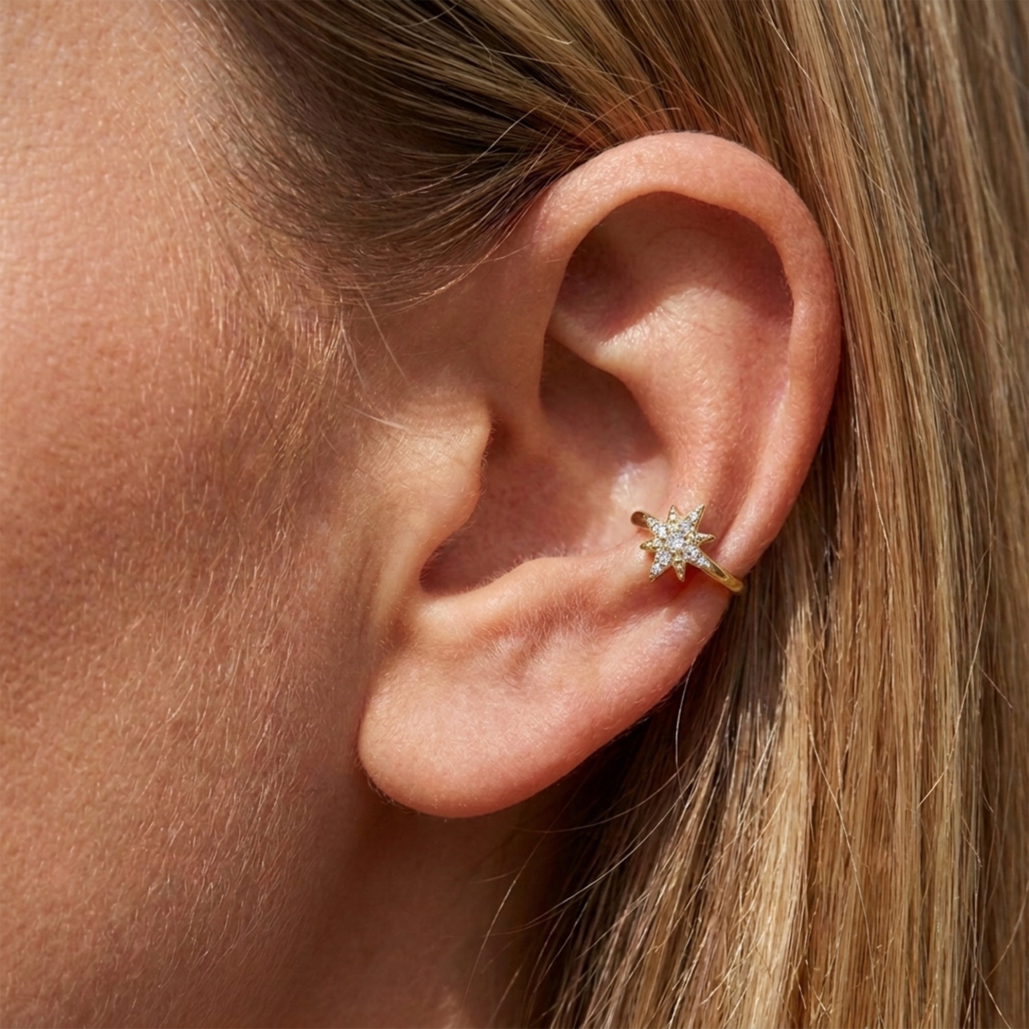 North Star Pavé CZ Ear Cuff EC-1405