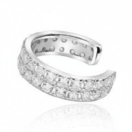 Elegant Gold-Plated Ear cuff with sparkling CZ EC-1452