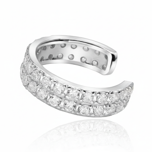 Elegant Gold-Plated Ear cuff with sparkling CZ EC-1452