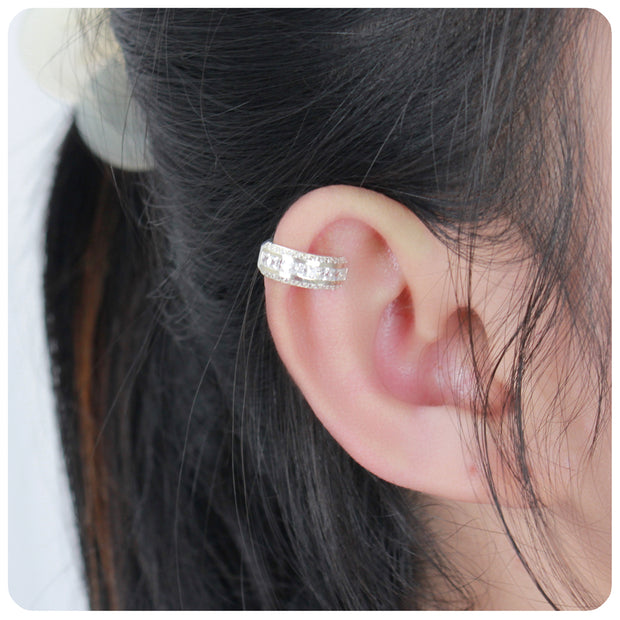 Double Row CZ Ear Cuff EC-1460