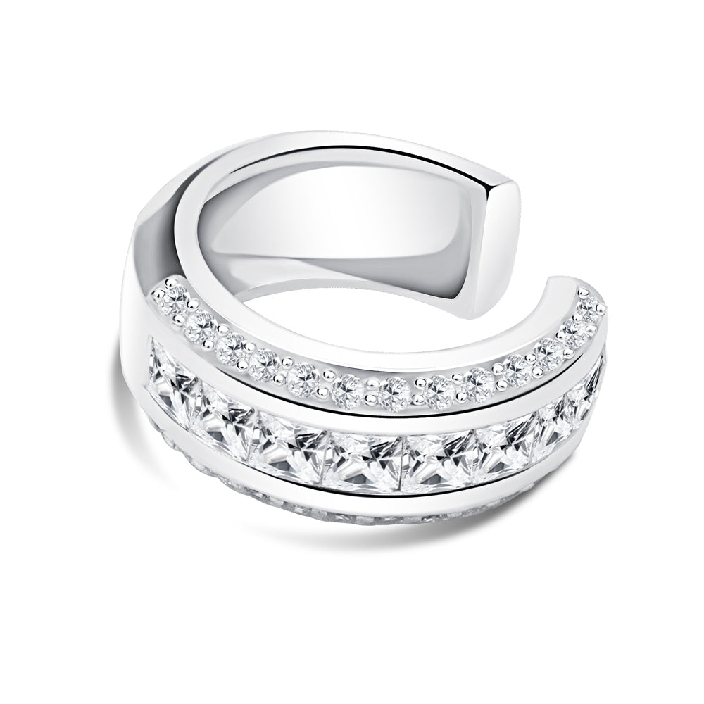 Double Row CZ Ear Cuff EC-1460