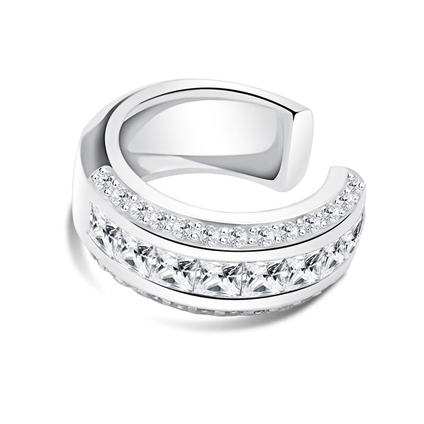 Double Row CZ Ear Cuff EC-1460
