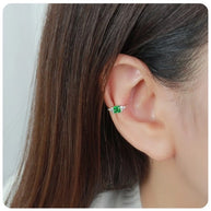 925 Shining Square CZ Ear Cuff EC-1490