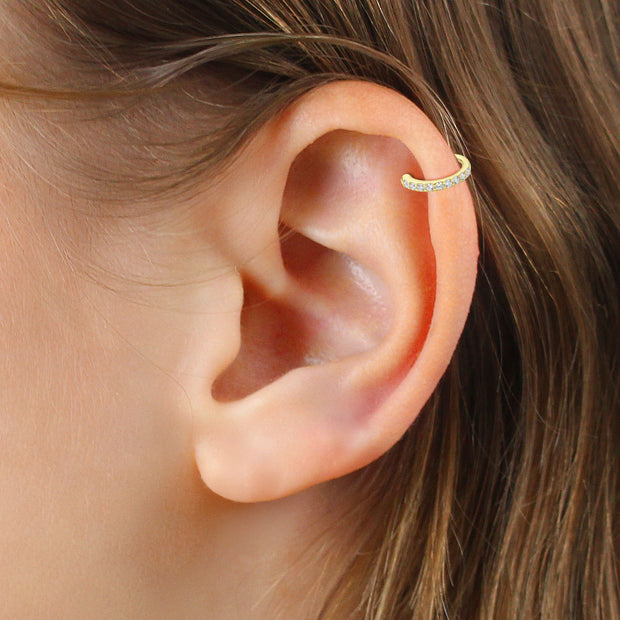 Pavé CZ Ear Cuff EC-3045