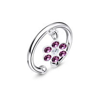 Stony Flower Ear Cuff EC-412