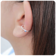 Floral Sparkling Ear Cuff EC-413