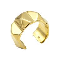 Geometric Faceted Ear Cuff EC-515
