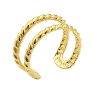 Triple Band Rope Ear Cuff EC-735