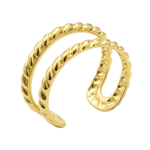 Triple Band Rope Ear Cuff EC-735