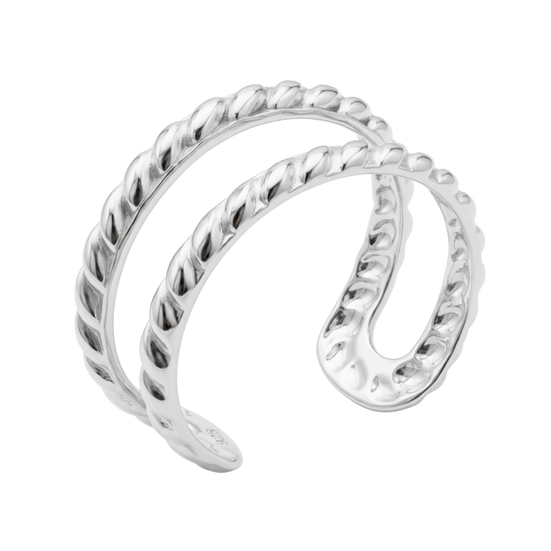 Triple Band Rope Ear Cuff EC-735