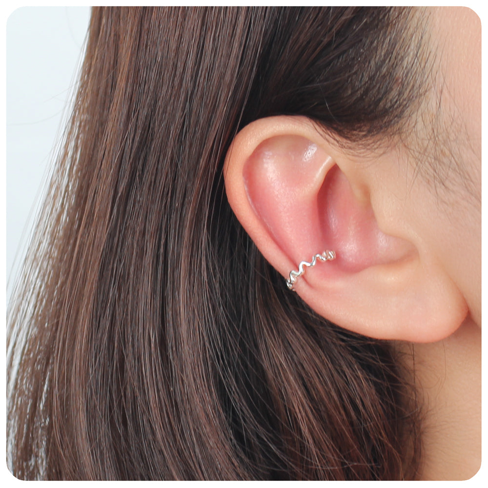 Wave Ripple Ear Cuff EC-766