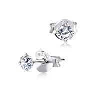 Classic CZ Stud Earrings ECS-01-3
