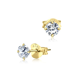 Classic CZ Stud Earrings ECS-01-4