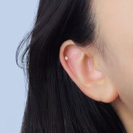 Prong-Set CZ Ear Piercing EFB-2142