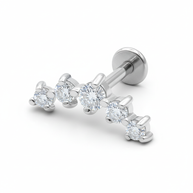 Crystal Stones Helix Ear Piercing EFB-252