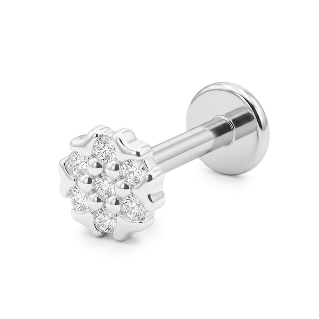 Flower Flat Back Piercing EFB-2820