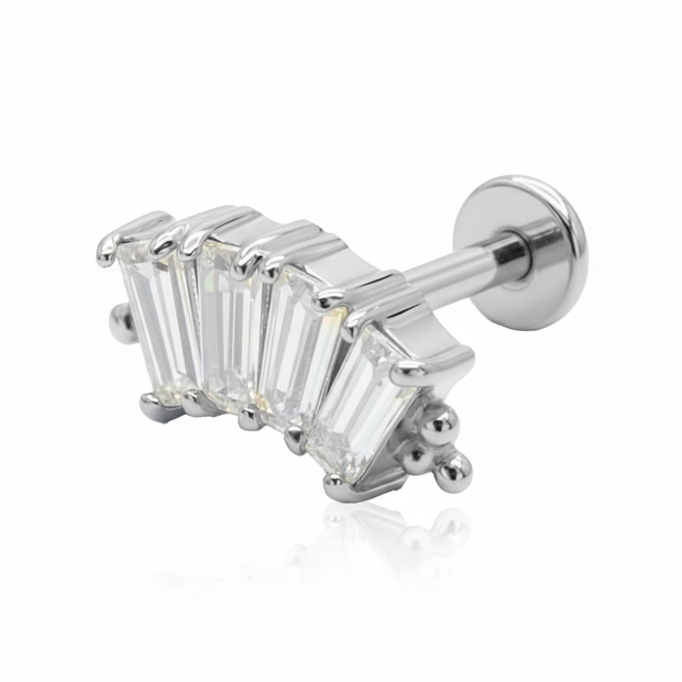 Baguette Crystal Helix Ear EFB-2979