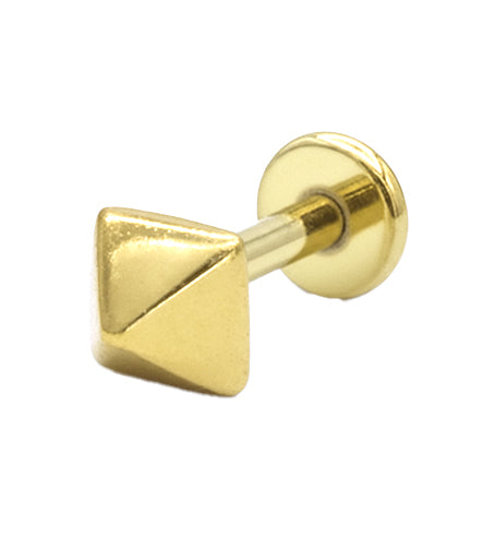 Pyramid Minimalist Flat Back Earring EFB-3236