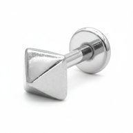 Pyramid Minimalist Flat Back Earring EFB-3236