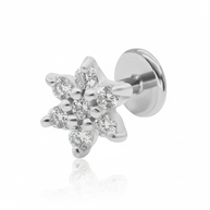 Tiny Flower CZ Helix Ear EFB-3342